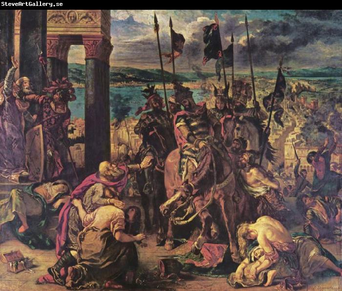 Eugene Delacroix The Entry of the Crusaders into Constantinople